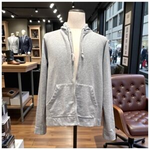 Mott & Bow Men’s ‘Hooper’ French Terry Hoodie. Gray. Large